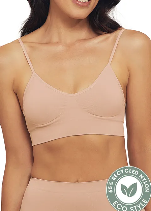 Bras-Ambra Bare Essentials Recycled Nylon Padded Wirefree Bra