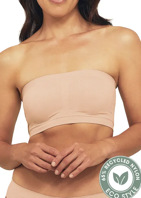 Bras-Ambra Bare Essentials Recycled Nylon Padded Bandeau