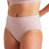 Briefs-Ambra Bare Essentials Soft Tones Recycled Nylon Midi Brief Lilac Taupe