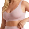 Bras-Ambra Bare Essentials Soft Tones Recycled Nylon Shaper Bra Lilac Taupe