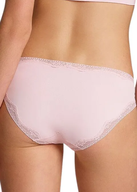 Briefs-Ambra Bondi Bare Lace Coloured Bikini Brief Blush Pink