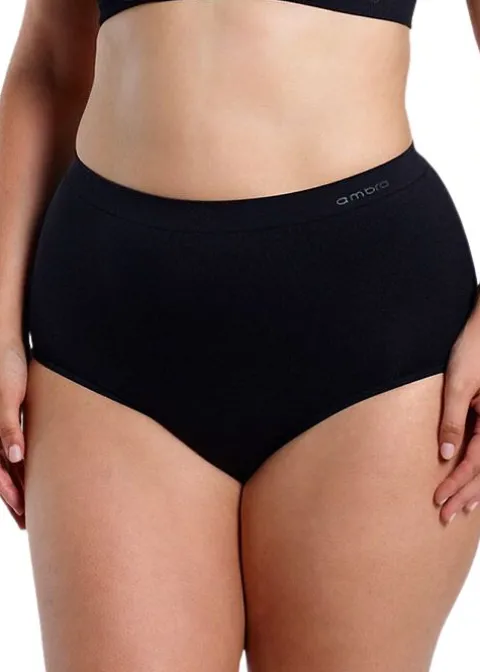 Briefs-Ambra Curvesque Full Brief Black