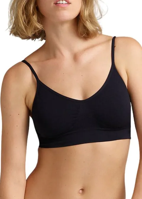 Shapewear-Ambra Seamless Adjustable Shaper Bra Black