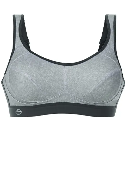 Bras-Anita Care Post Mastectomy Extreme Control Bra Grey Heather