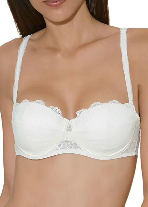 Bras-Aubade A L Amour Moulded Bandeau Bra Nacre