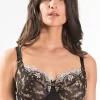 Bras-Aubade Belle D Ispahan Comfort Full Cup Bra Or Noir