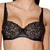 Bras-Aubade Cuir De Rose Half Cup Bra Laque