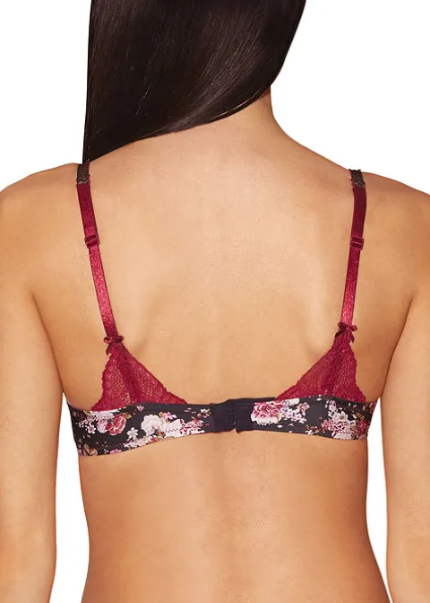 Bras-Aubade Fleurs De Plaisir Triangle Plunge Bra Fleurs Ebene