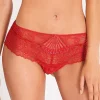 Briefs-Aubade Ivresse Byzantin St Tropez Shorty Rouge Lace