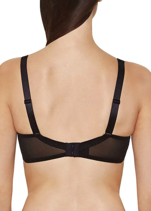 Bras-Aubade Nudessence Comfort Triangle Plunge Bra Black