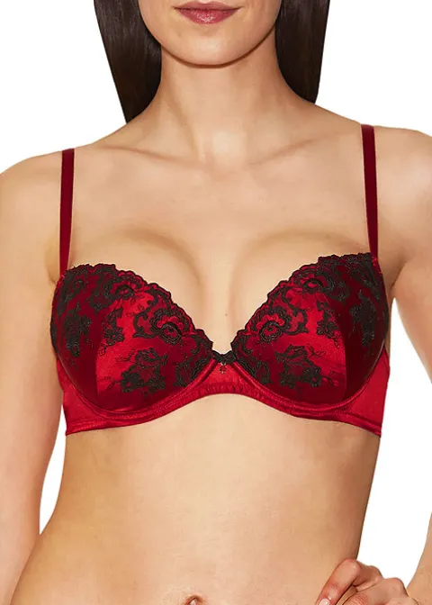 Bras-Aubade Precieux Amour Push Up Bra Rouge Black