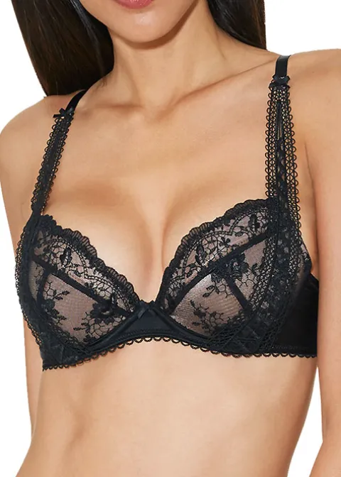 Bras-Aubade Rive Gauche Passion Plunge Bra Black