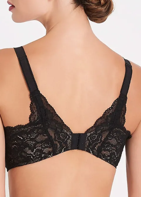 Bras-Aubade Rosessence Comfort Full Cup Bra Black