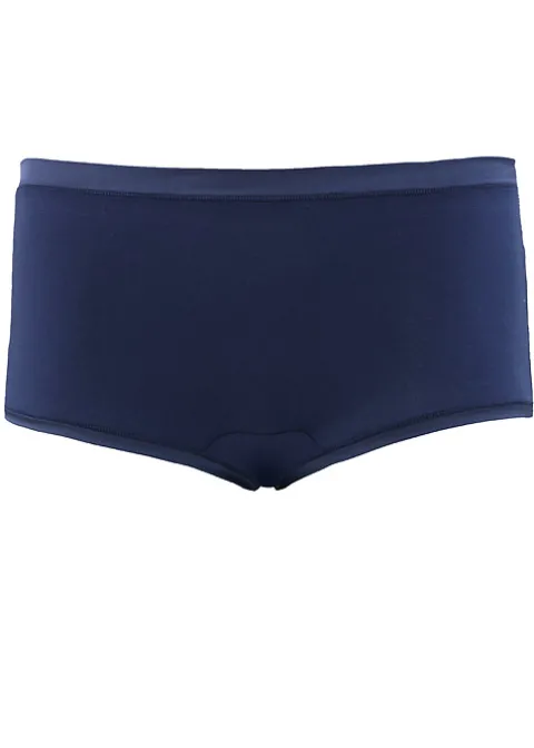 Briefs-Blackspade Aura Satin Shorty Navy