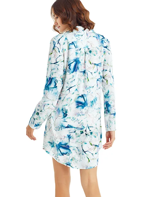 Nightwear-Blackspade Blooming Flower Nightshirt Blooming Print