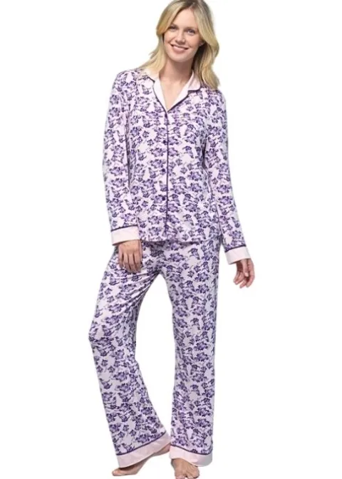 Pyjamas-Blackspade Noir Emily Long Sleeve Pyjama Set Emily Print