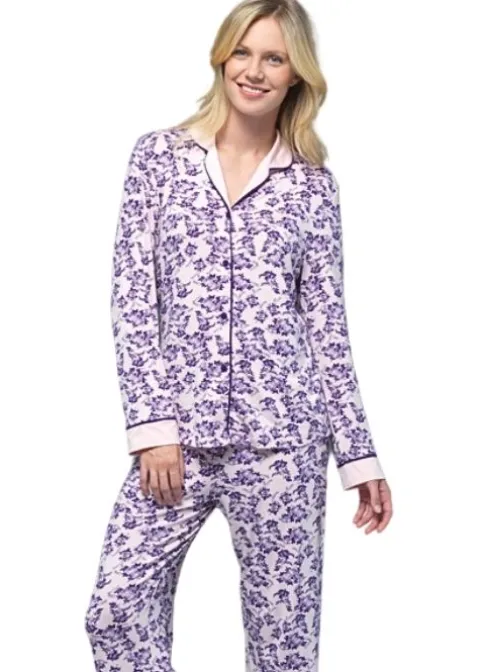 Pyjamas-Blackspade Noir Emily Long Sleeve Pyjama Set Emily Print