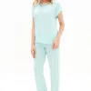 Pyjamas-Blackspade Point Dot Pyjamas Mint Point