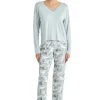 Pyjamas-Blackspade Winter Vibes Lace Long Pj Set Winter Grey