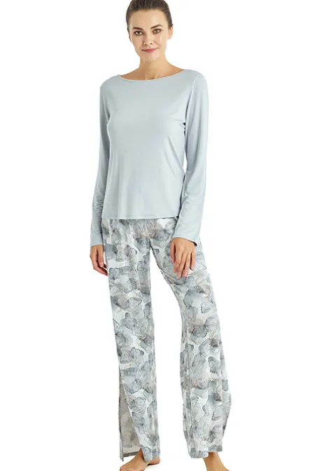 Pyjamas-Blackspade Winter Vibes Long Pj Set Winter Grey