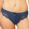 Briefs-* Blush Harlow Lace Thong French Blue