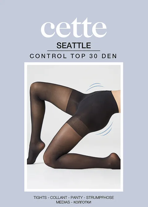 Tights-Cette Seattle 30 Plus Size Shaping Tights