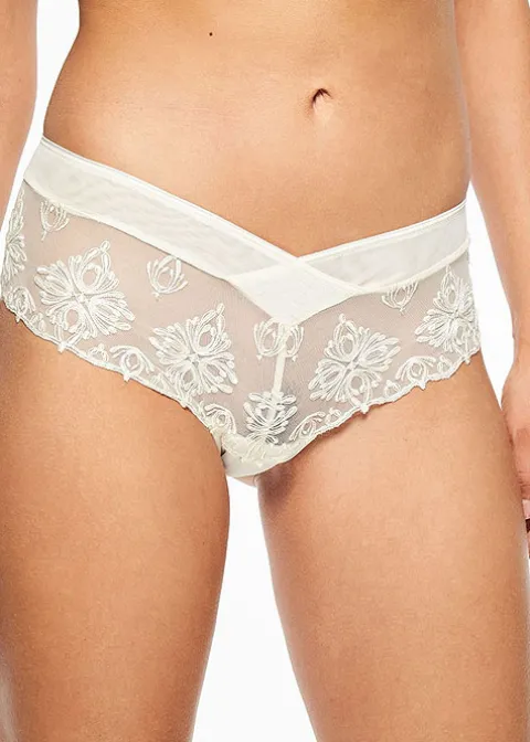 Briefs-Cca_champelyseesshortyC26040 Chantelle Champ Elysees Shorty Ivory