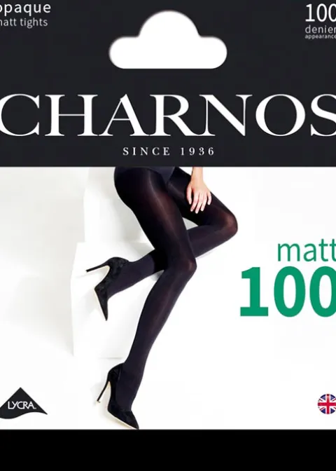 Tights-Charnos 100 Denier Opaque Tights