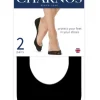 Socks-Charnos Invisible Cotton Shoe Liner 2Pp