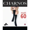 Knee Highs-Charnos Opaque 60 Denier Matt Knee Highs Black