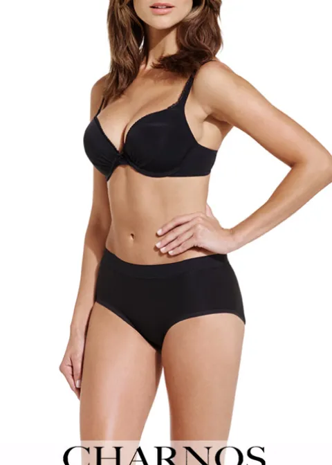 Shapewear-Charnos Perfectly Smoothing Midi Brief Almond