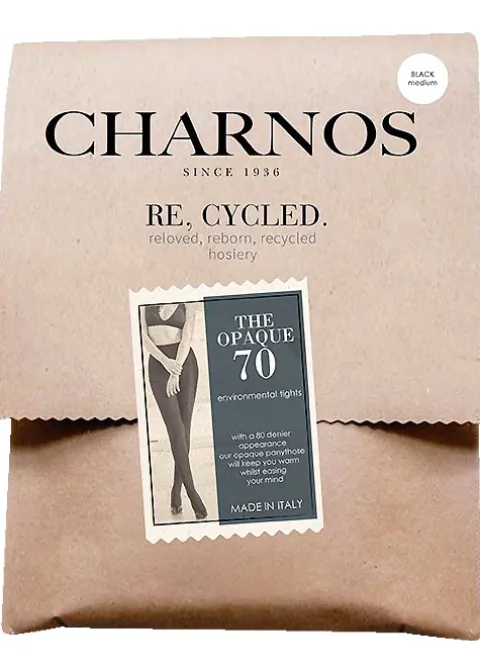 Tights-Charnos Re Cycled Opaque 70 Tights Black