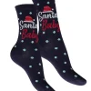 Socks-Charnos Santa Baby Socks Navy Mix Socks