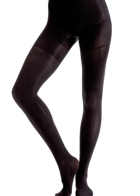 Tights-Couture Body Shaping Opaque Tights Black