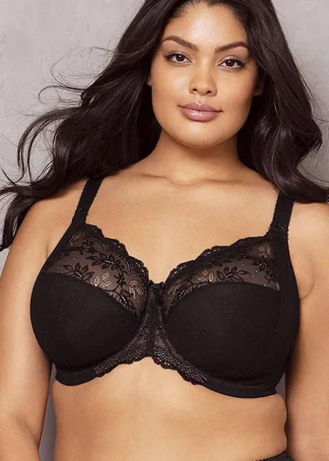 Bras-Elomi Meredith Underwired Banded Bra Black