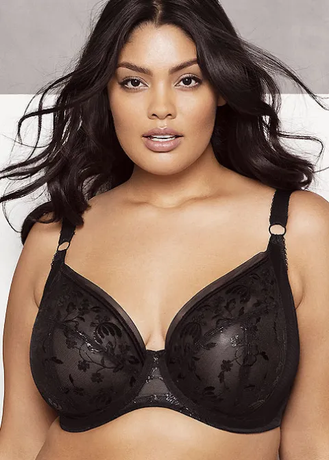 Bras-Elomi Roxanne Plunge Bra Black