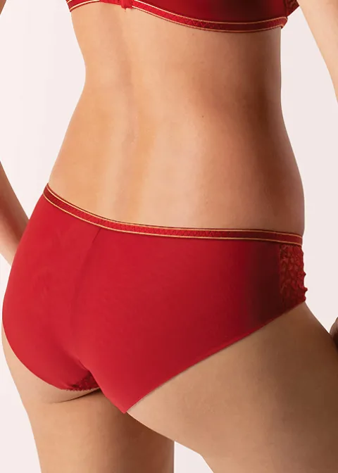 Briefs-Empreinte Allure Shorty Rubis