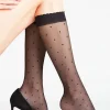 Knee Highs-Falke Dot Knee Highs Black