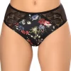 Briefs-Felina Conturelle Midnight Flowers Brief Black