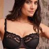 Bras-Felina Conturelle Sparkle Underwired Bra Black