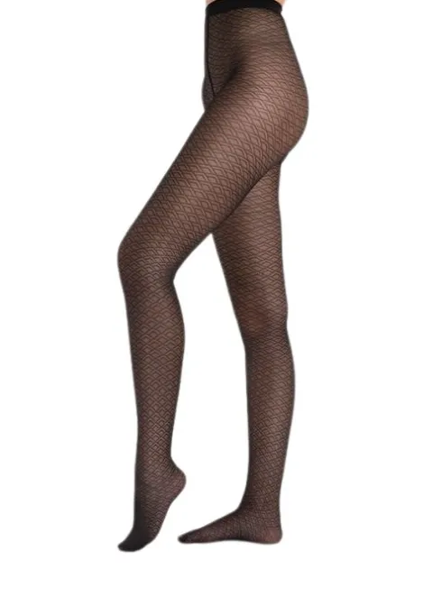 Tights-Fiore Night Fever Tights Black