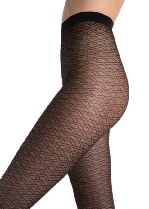 Tights-Fiore Night Fever Tights Black