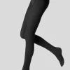 Tights-Fogal Nepal Wool Silk And Cashmere Tights Noir