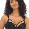 Bras-Freya Temptress Underwired Moulded T-Shirt Bra Black