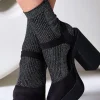 Socks-Gipsy Sparkle Seam Free Socks Black Sparkle