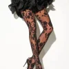 Tights-Girardi My Lovely Floral Tights Nero