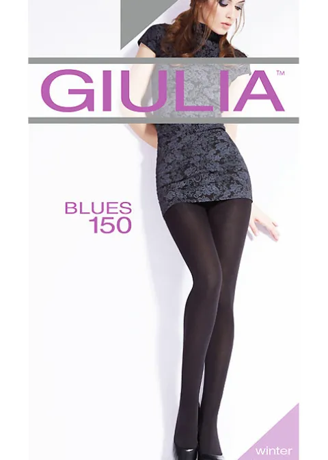 Tights-Giulia Blues 150 Opaque Tights Nero