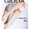 Knee Highs-Giulia Travel 40 Knee Highs Nero