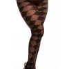 Tights-Glamory Diamond 20 Denier Tights Black