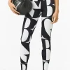 Loungewear-Goldbergh Jordyn Black Font Leggings Black White